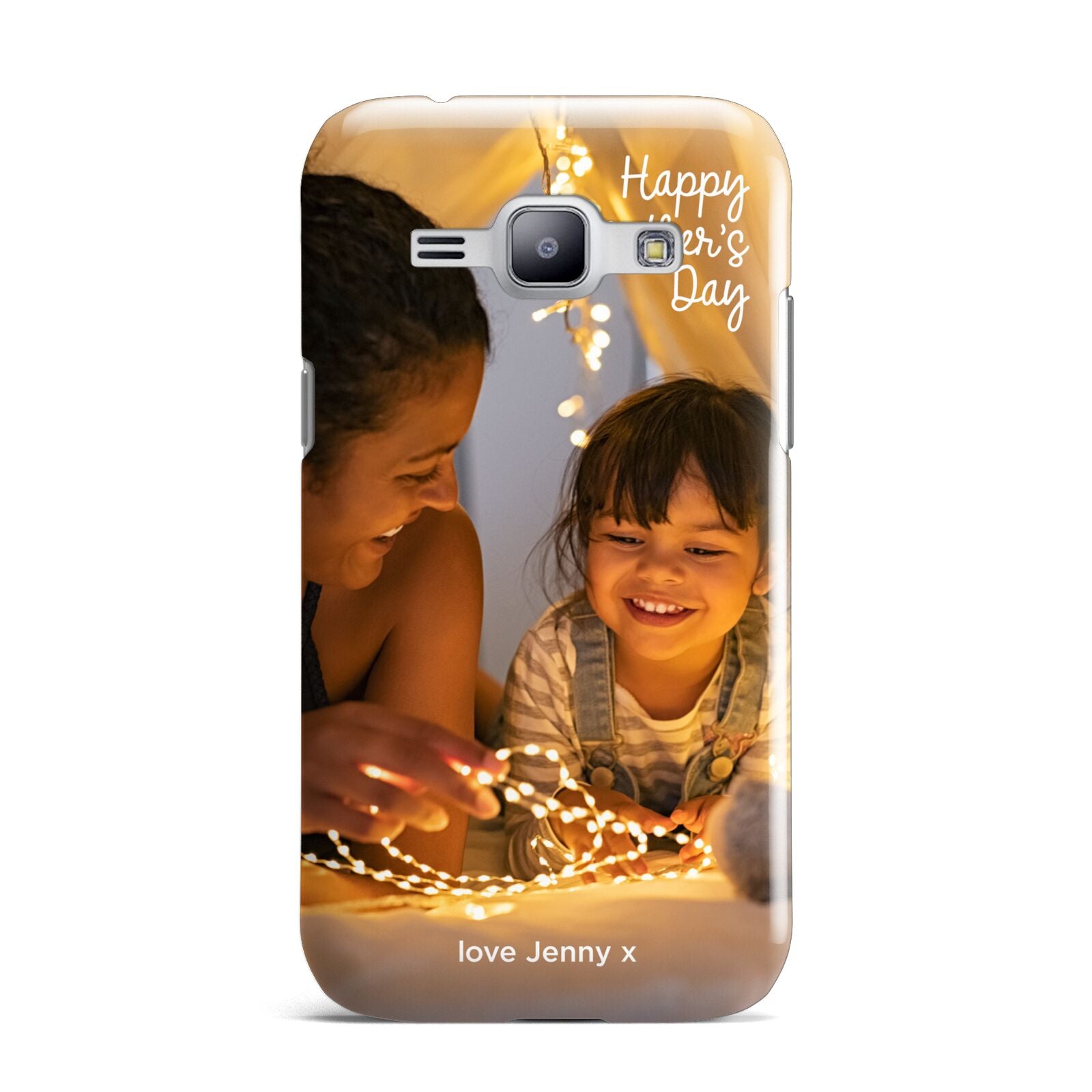 Large Mothers Day Photo with Name Samsung Galaxy J1 2015 Case