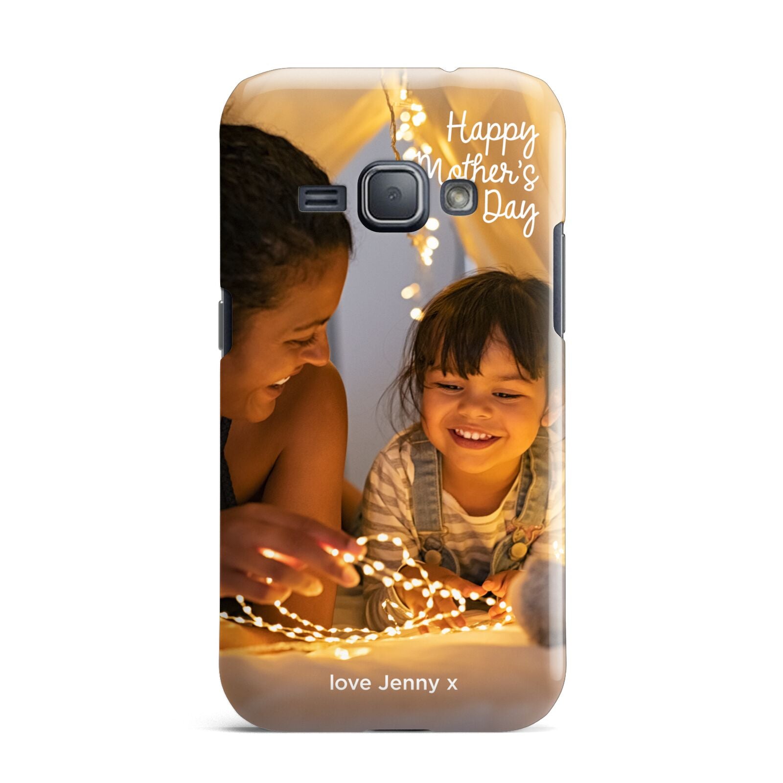 Large Mothers Day Photo with Name Samsung Galaxy J1 2016 Case