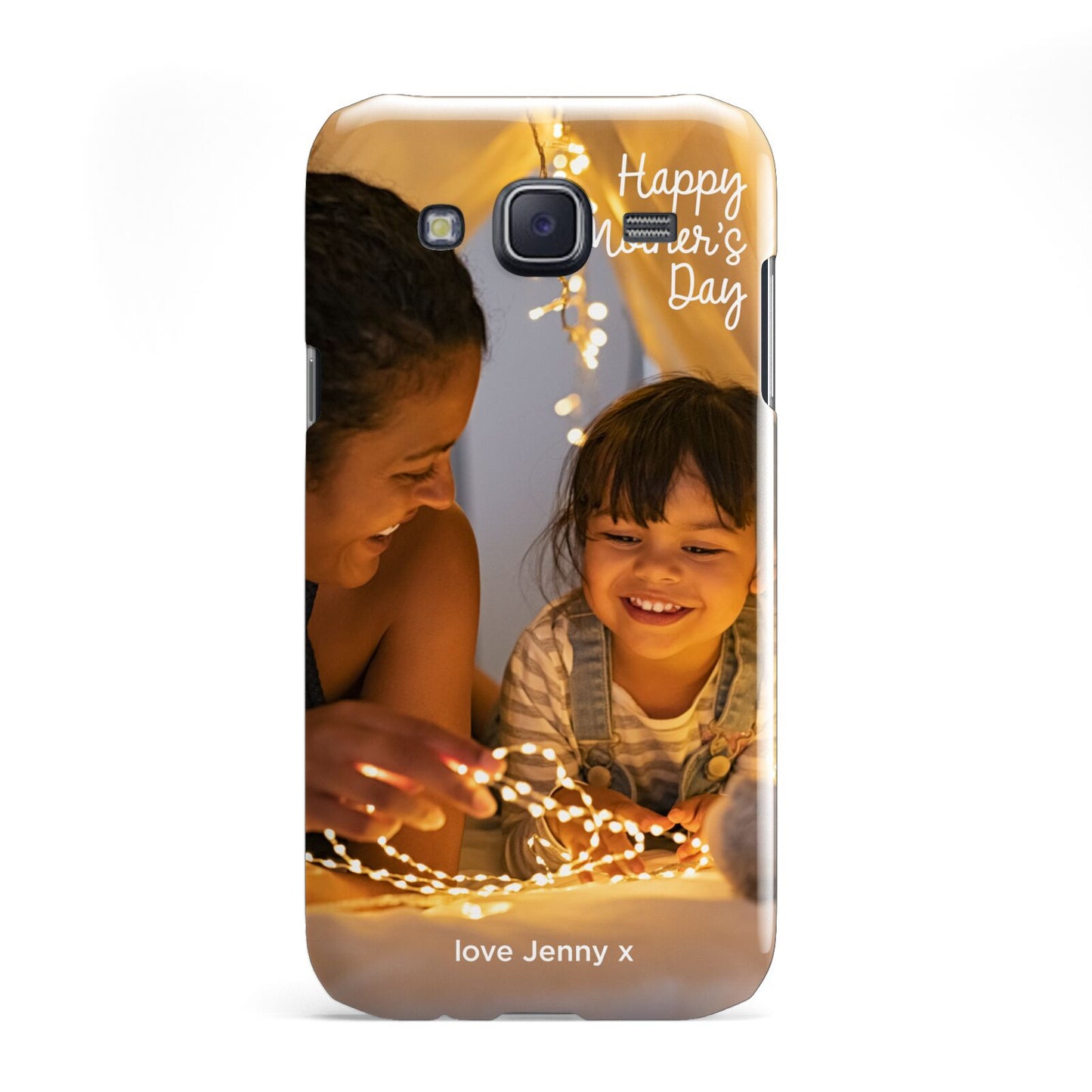 Large Mothers Day Photo with Name Samsung Galaxy J5 Case