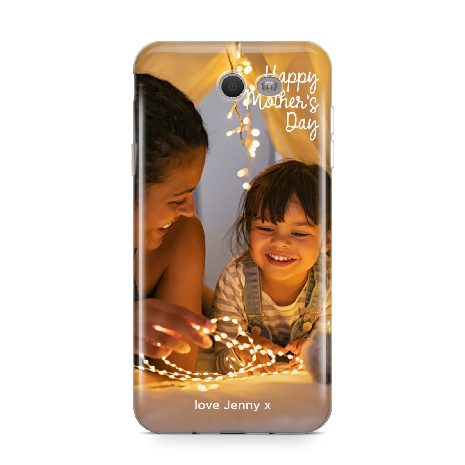 Large Mothers Day Photo with Name Samsung Galaxy J7 2017 Case