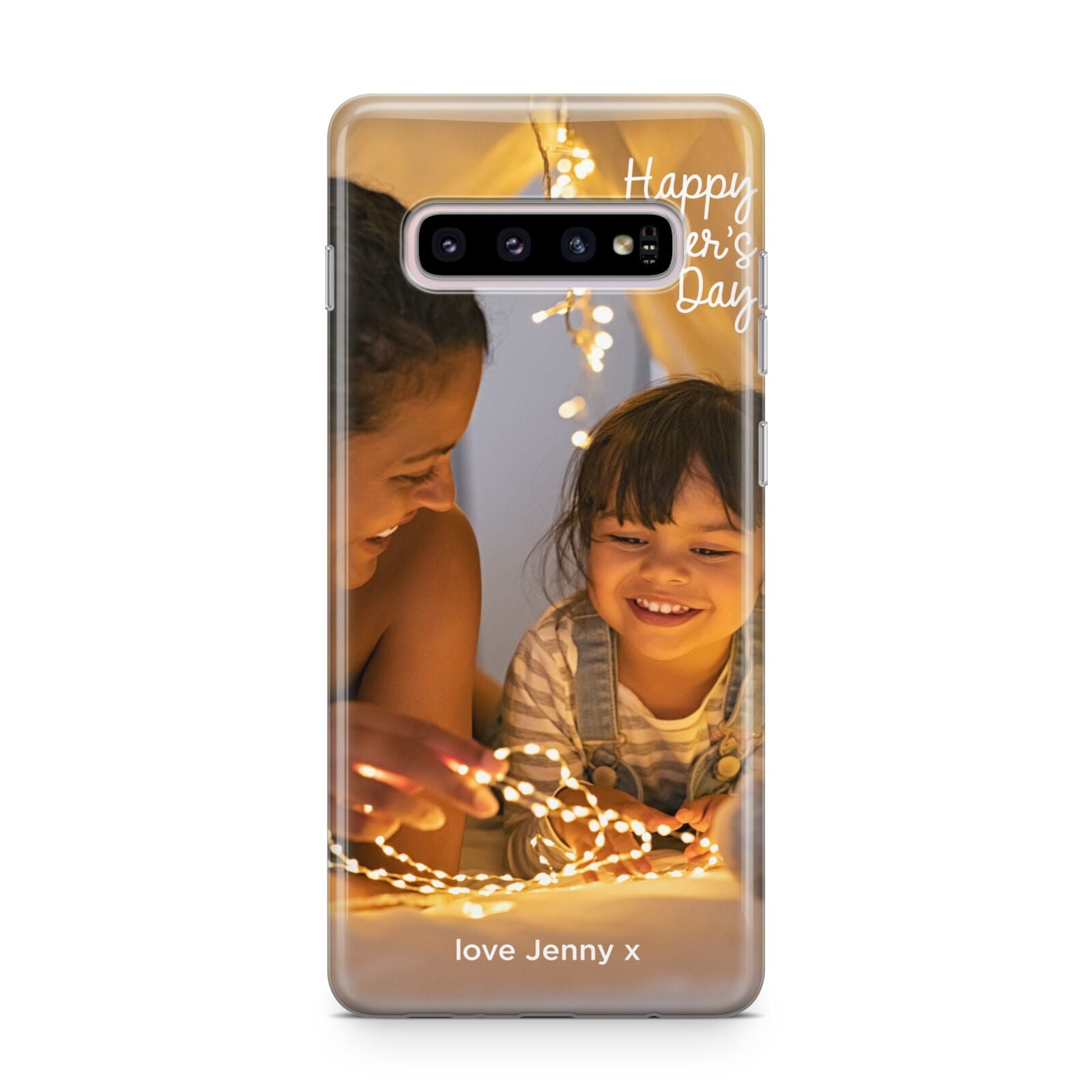 Large Mothers Day Photo with Name Samsung Galaxy S10 Plus Case