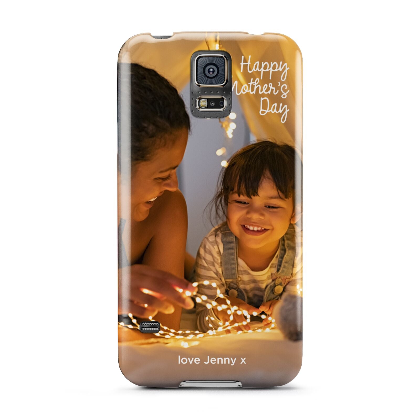 Large Mothers Day Photo with Name Samsung Galaxy S5 Case