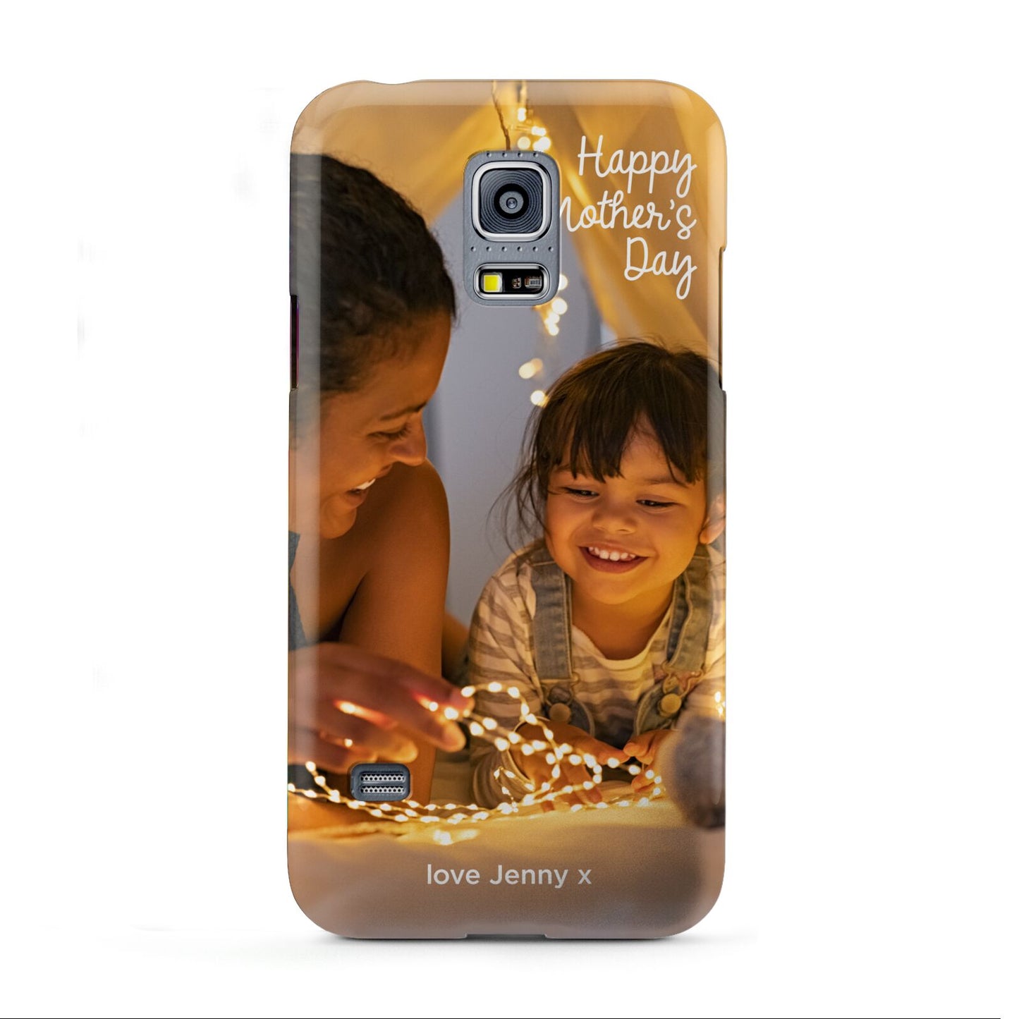 Large Mothers Day Photo with Name Samsung Galaxy S5 Mini Case