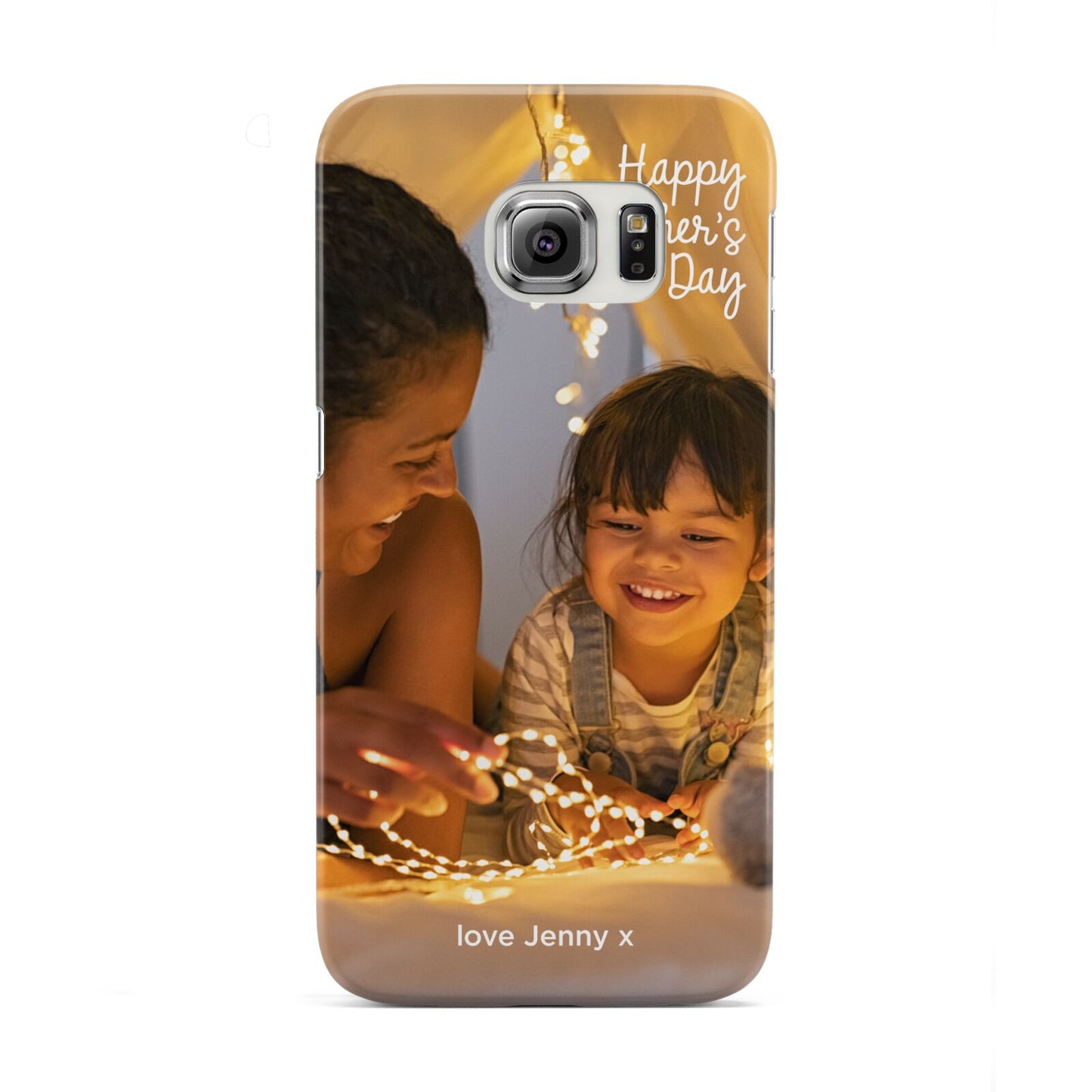 Large Mothers Day Photo with Name Samsung Galaxy S6 Edge Case