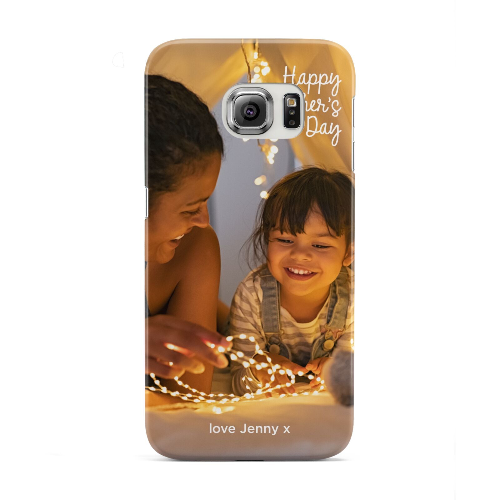 Large Mothers Day Photo with Name Samsung Galaxy S6 Edge Case