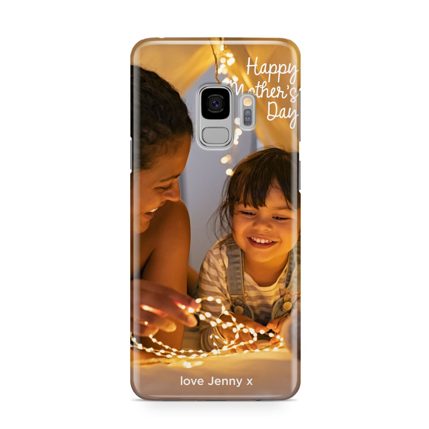 Large Mothers Day Photo with Name Samsung Galaxy S9 Case