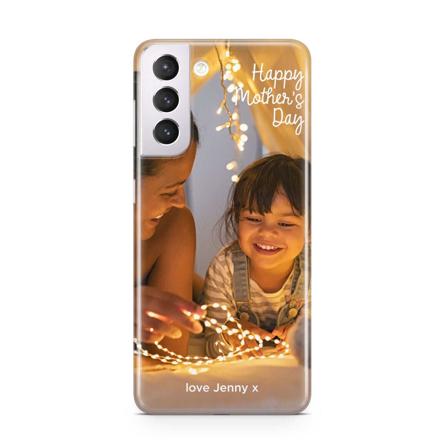 Large Mothers Day Photo with Name Samsung S21 Case