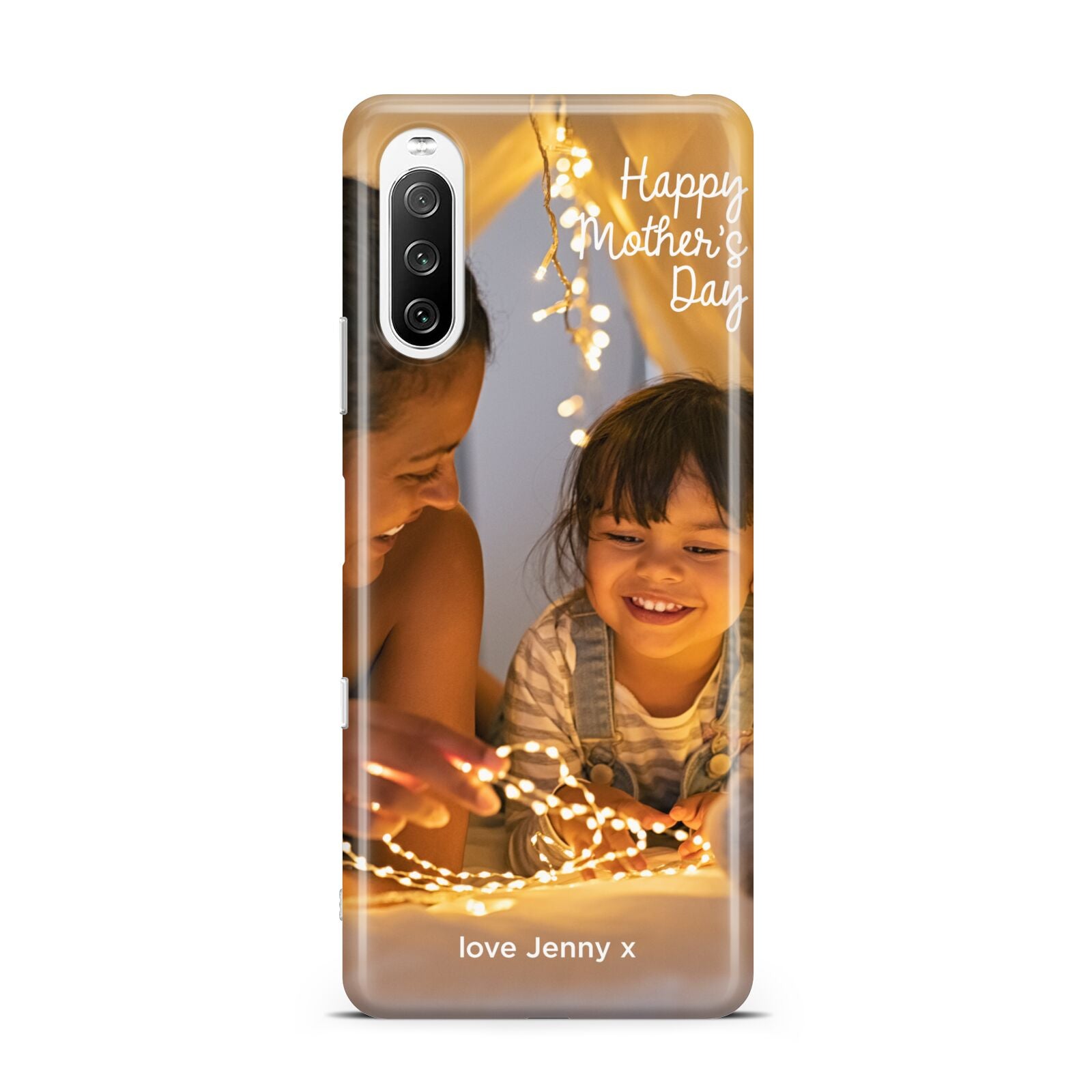 Large Mothers Day Photo with Name Sony Xperia 10 III Case