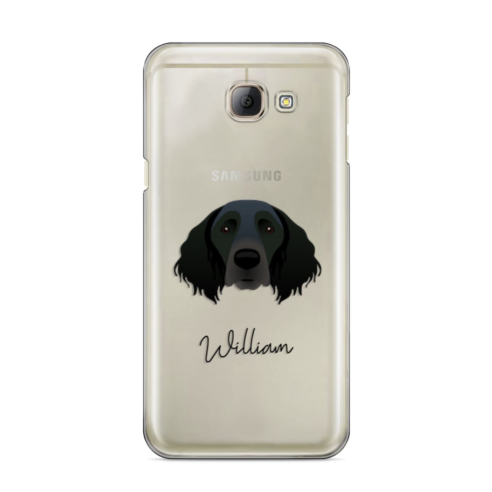 Large Munsterlander Personalised Samsung Galaxy A8 2016 Case