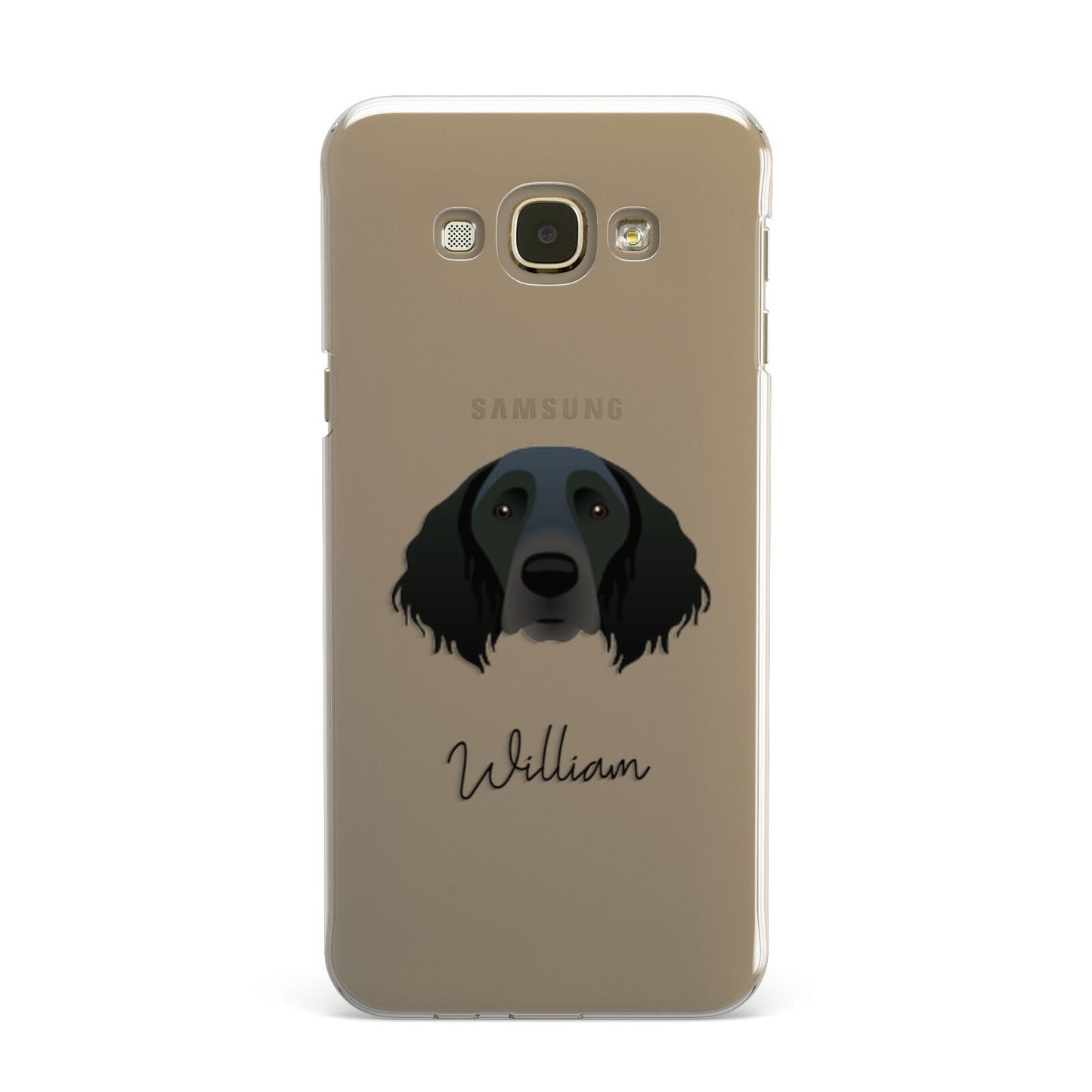 Large Munsterlander Personalised Samsung Galaxy A8 Case