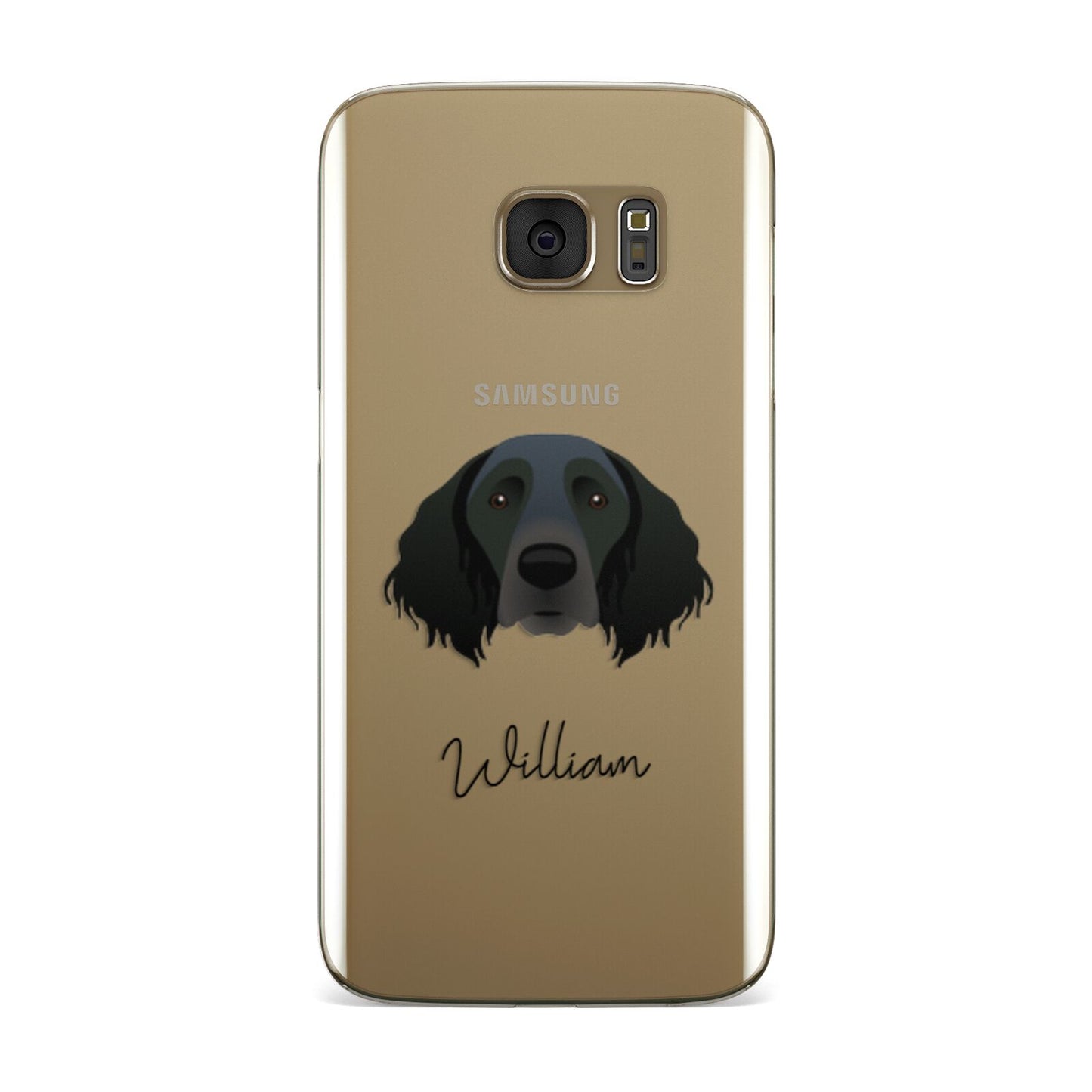 Large Munsterlander Personalised Samsung Galaxy Case