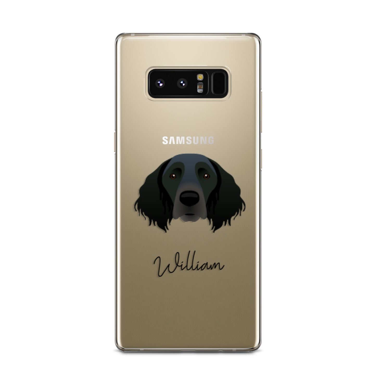 Large Munsterlander Personalised Samsung Galaxy Note 8 Case