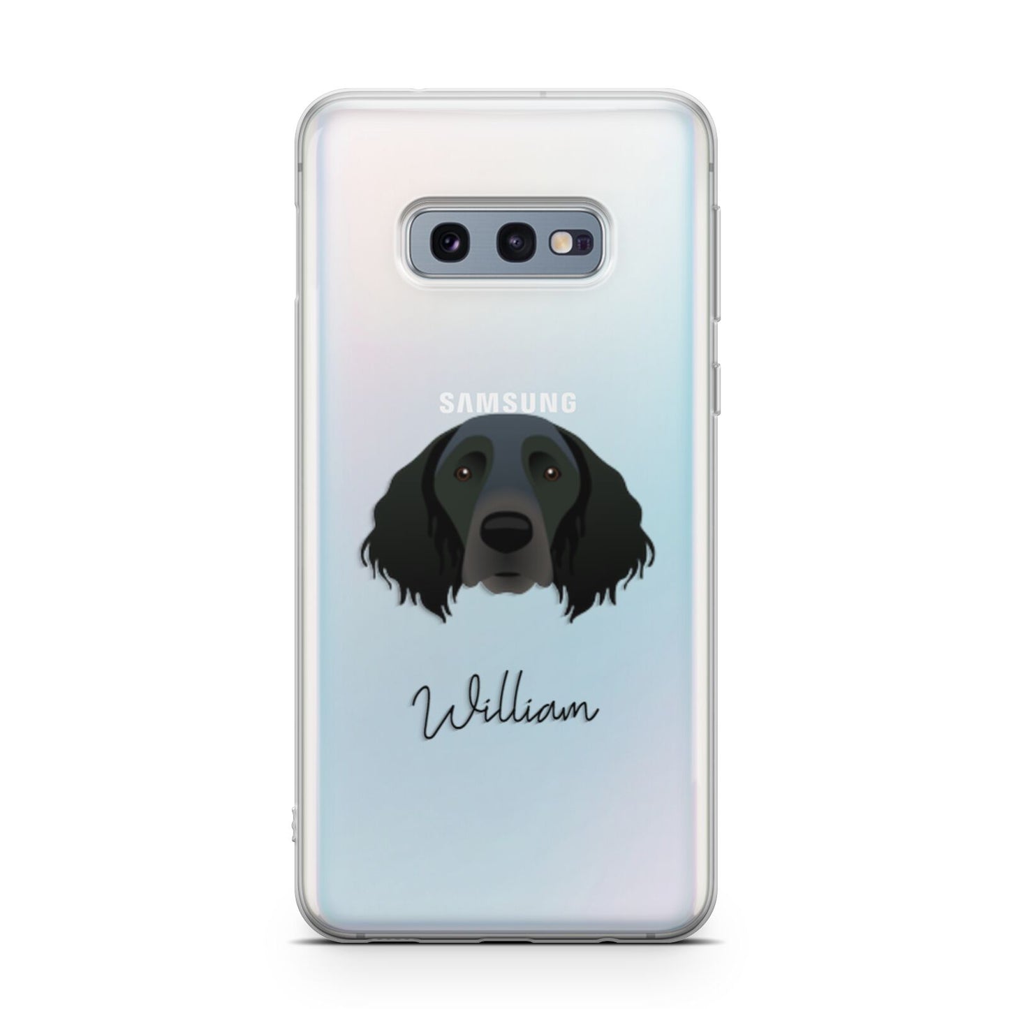 Large Munsterlander Personalised Samsung Galaxy S10E Case