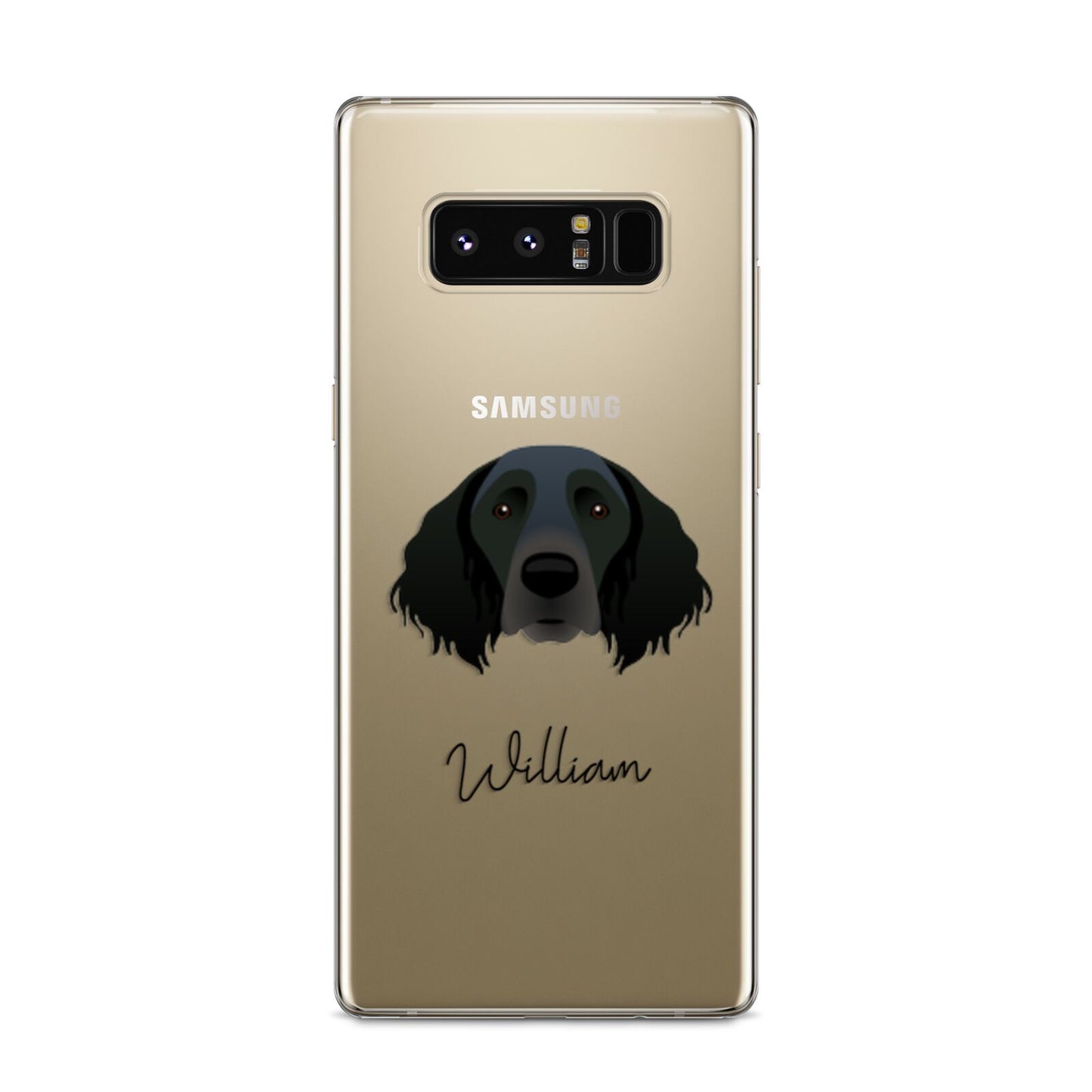 Large Munsterlander Personalised Samsung Galaxy S8 Case