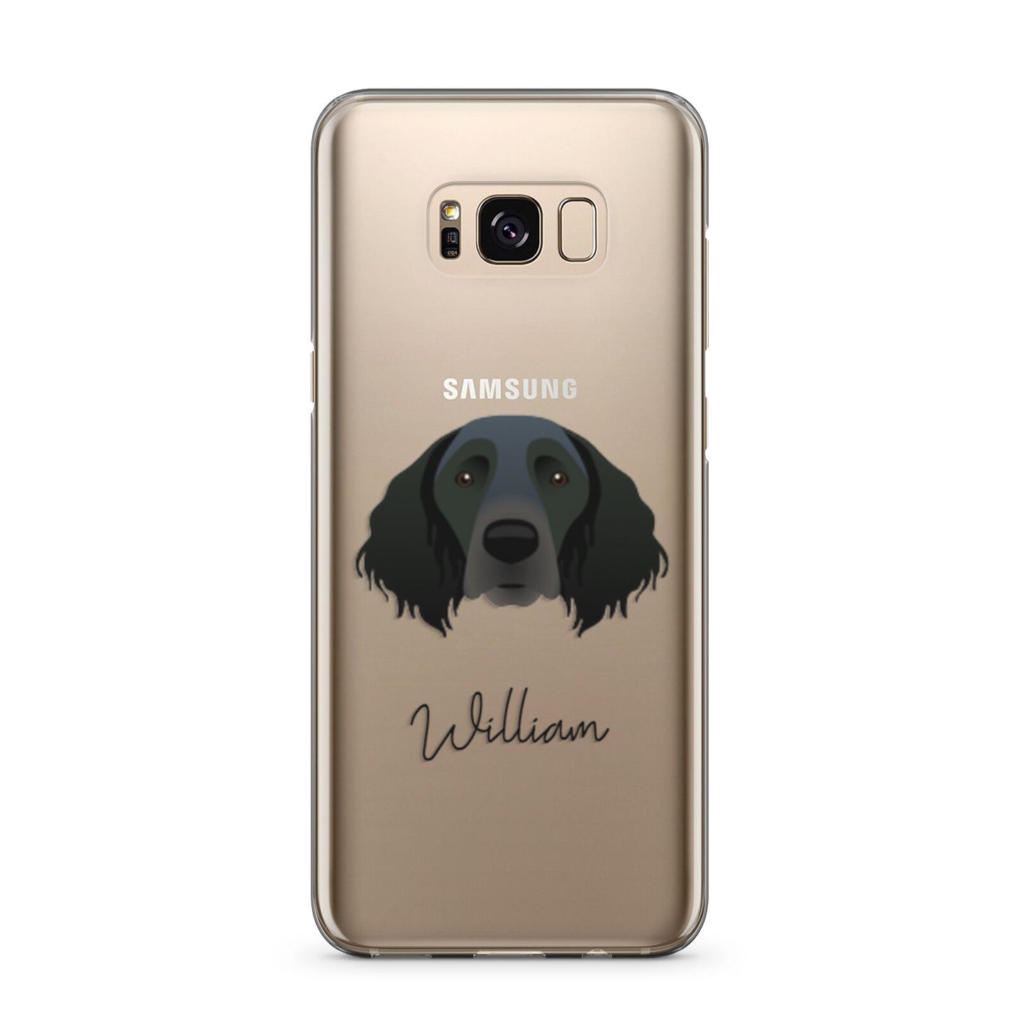 Large Munsterlander Personalised Samsung Galaxy S8 Plus Case