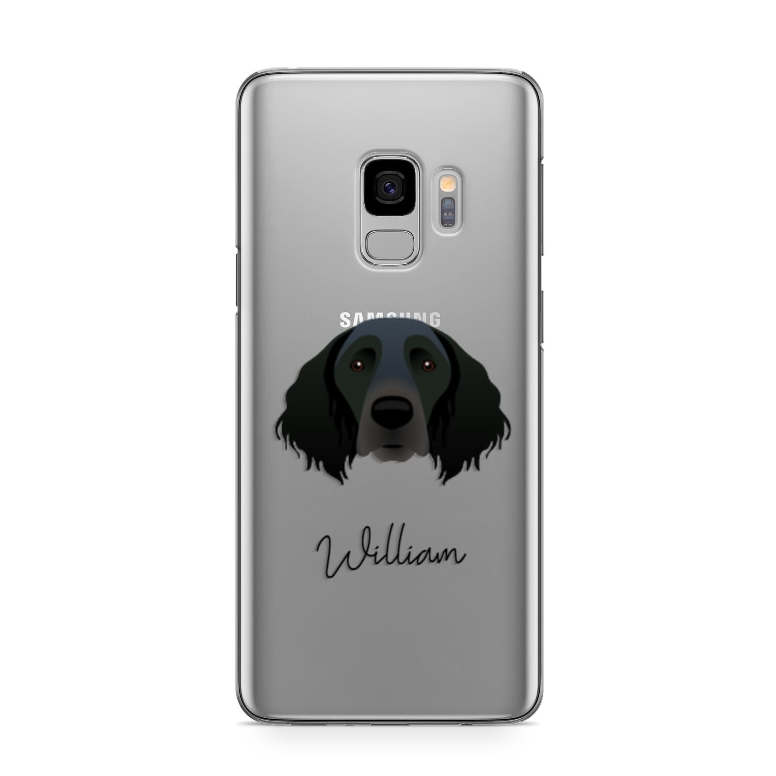 Large Munsterlander Personalised Samsung Galaxy S9 Case