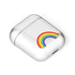 Large Rainbow AirPods Case Laid Flat