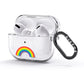 Large Rainbow AirPods Glitter Case 3rd Gen Side Image