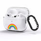 Large Rainbow AirPods Pro Clear Case Side Image