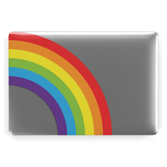 Large Rainbow Apple MacBook Case