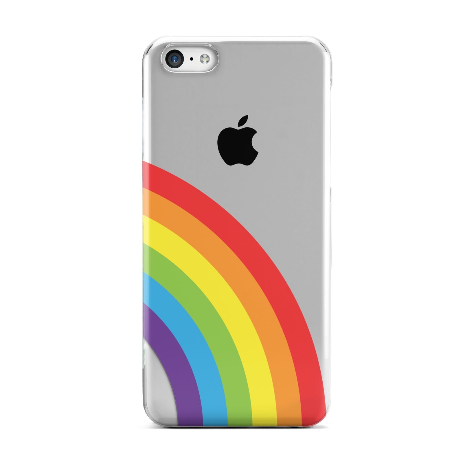 Large Rainbow Apple iPhone 5c Case