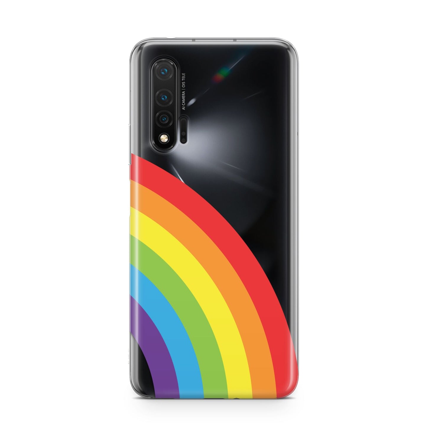 Large Rainbow Huawei Nova 6 Phone Case