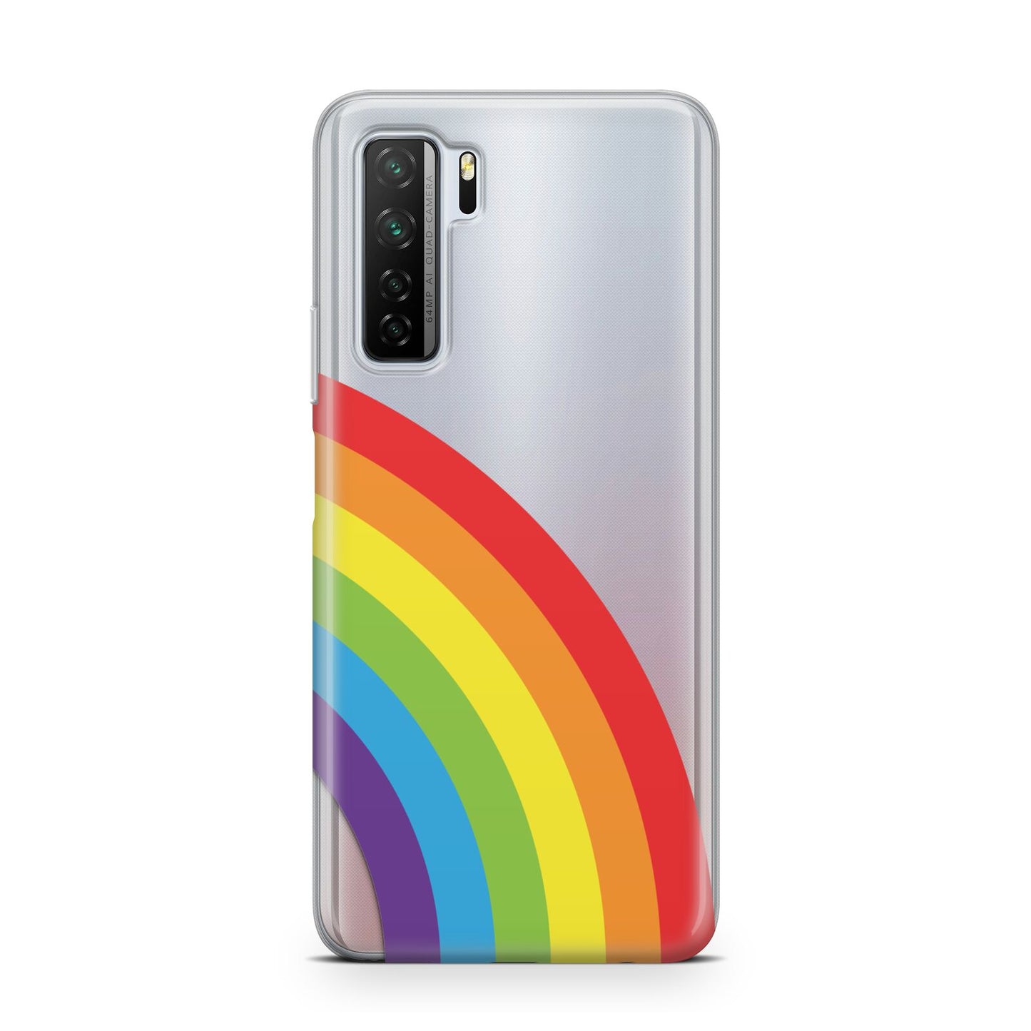 Large Rainbow Huawei P40 Lite 5G Phone Case