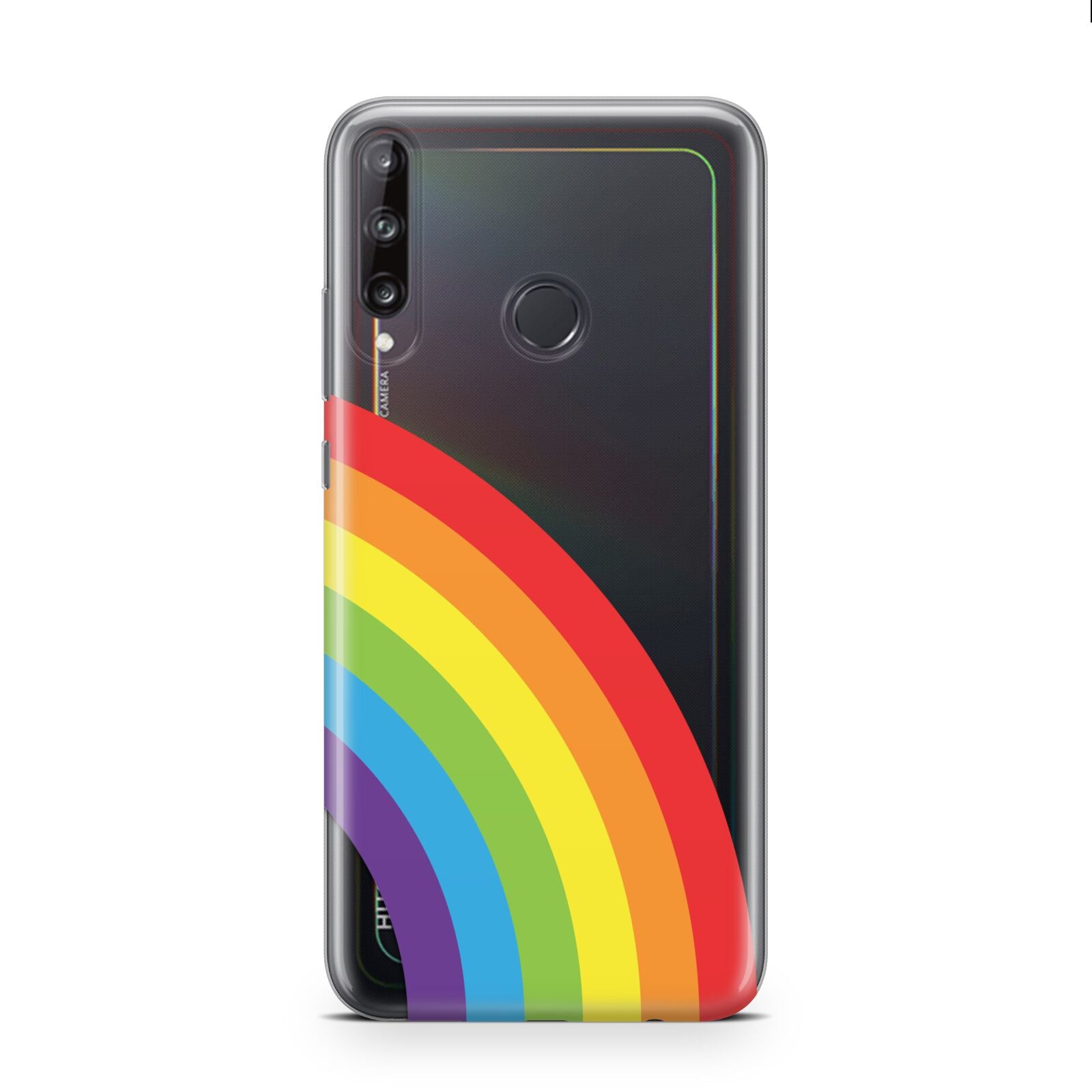 Large Rainbow Huawei P40 Lite E Phone Case