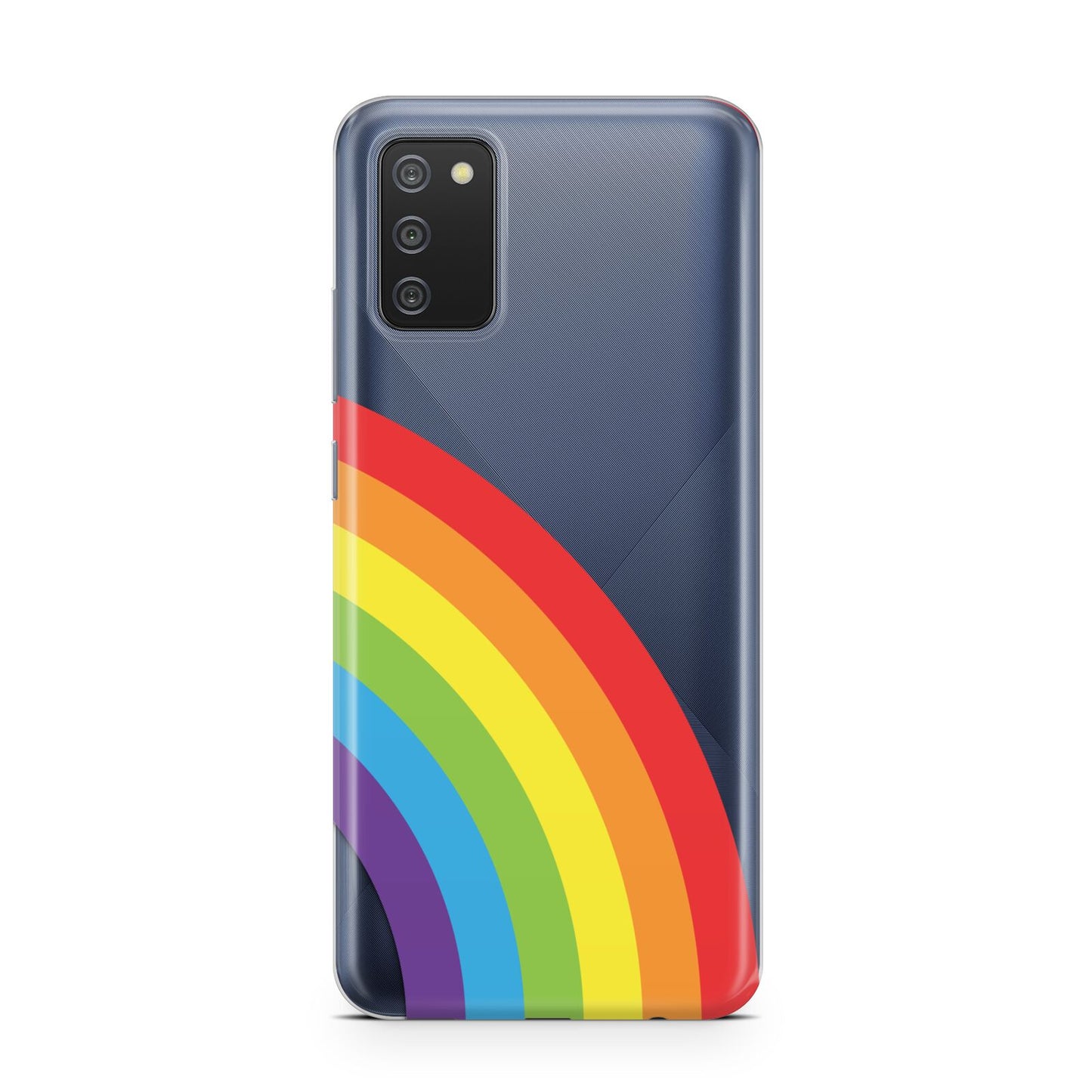 Large Rainbow Samsung A02s Case