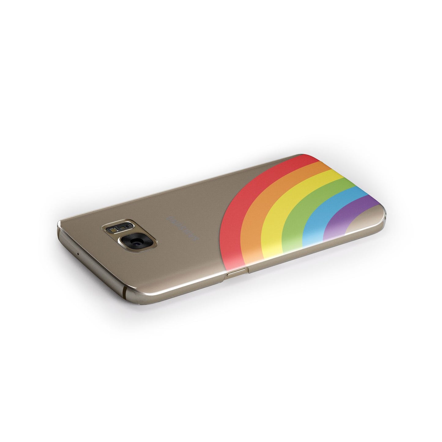 Large Rainbow Samsung Galaxy Case Side Close Up