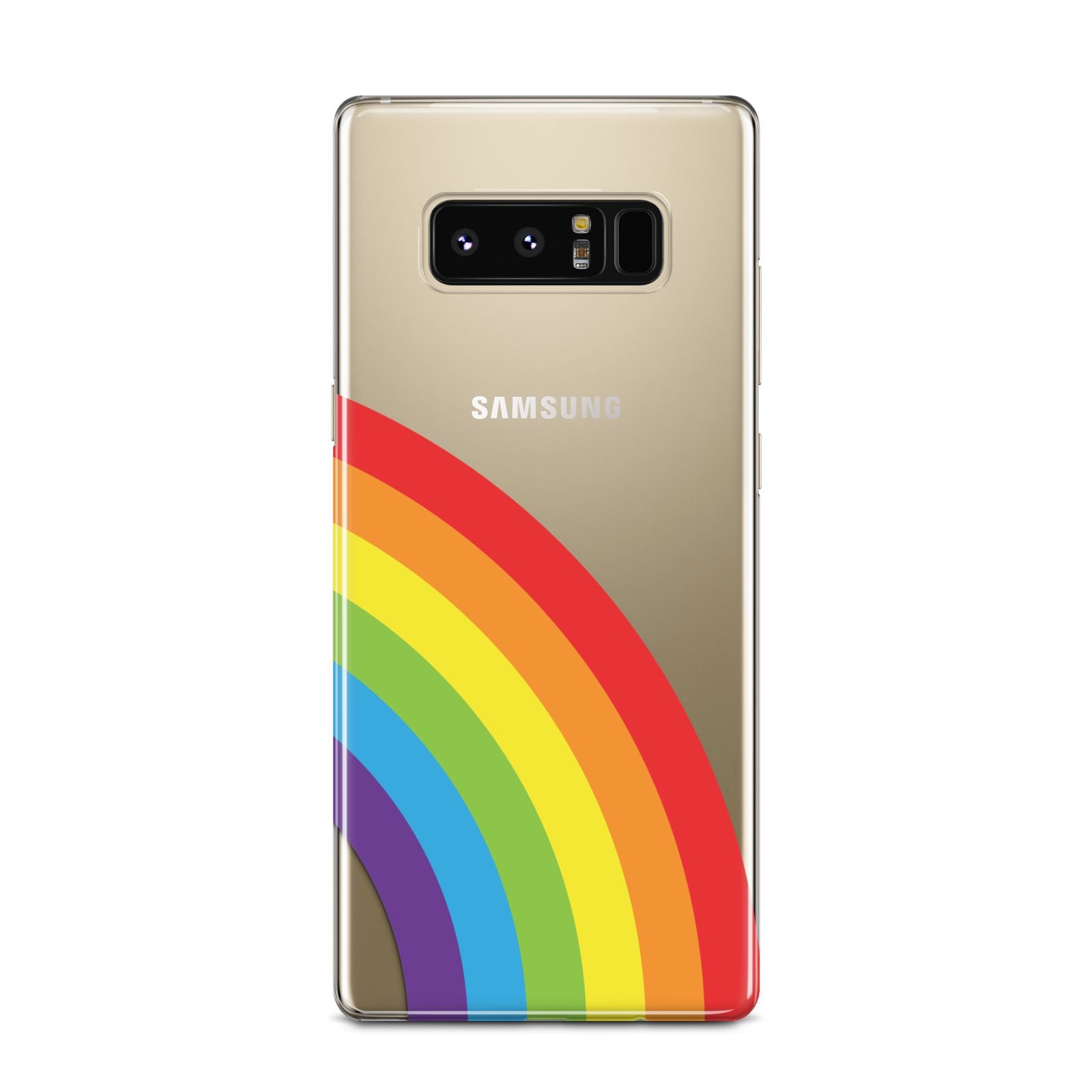 Large Rainbow Samsung Galaxy Note 8 Case