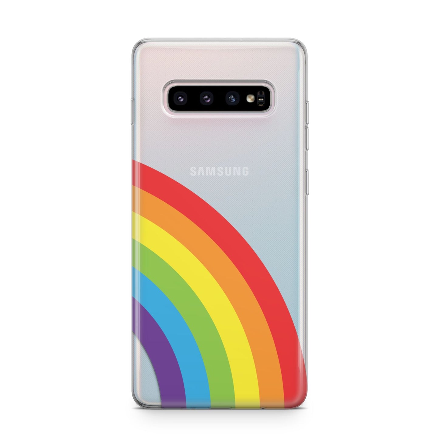 Large Rainbow Samsung Galaxy S10 Plus Case