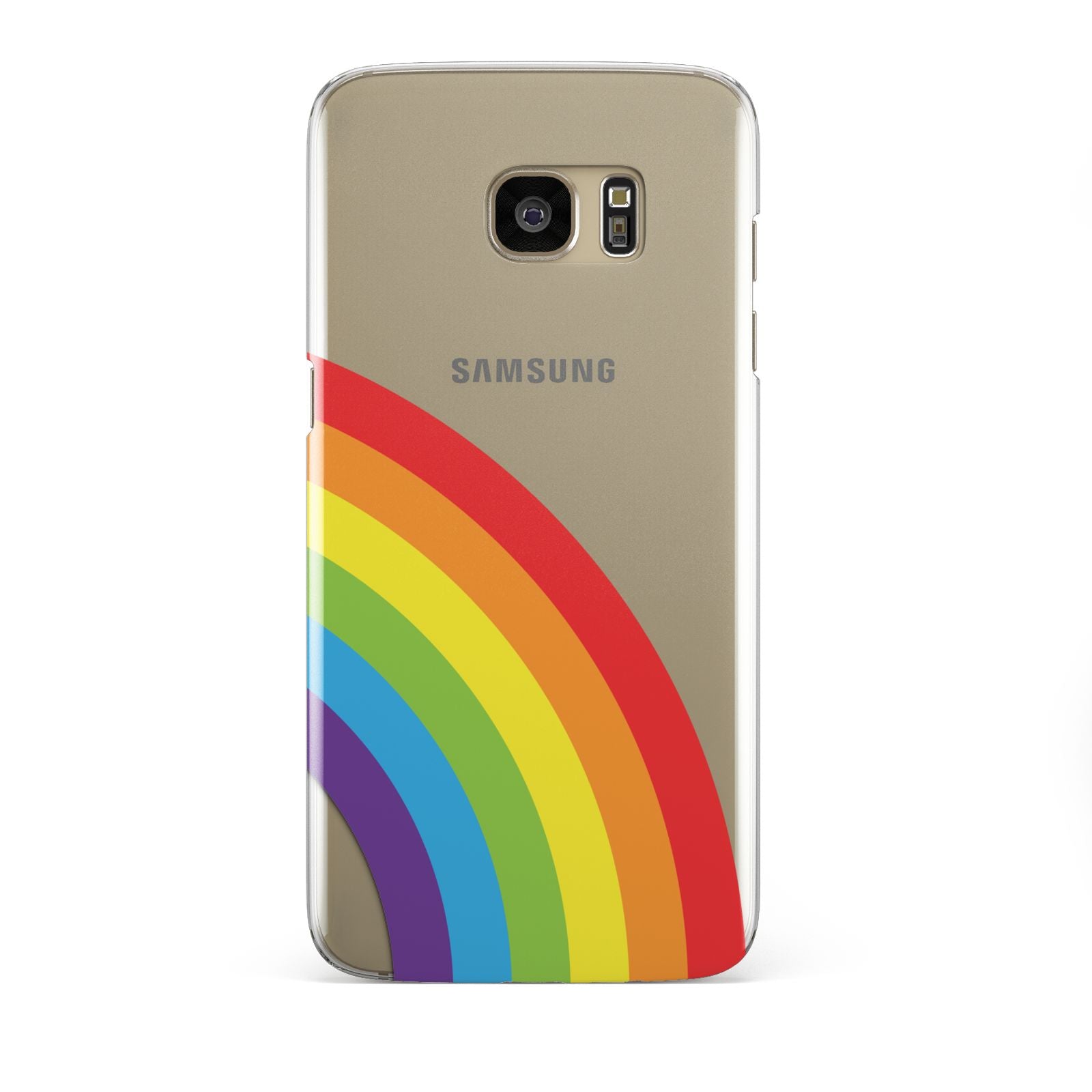 Large Rainbow Samsung Galaxy S7 Edge Case