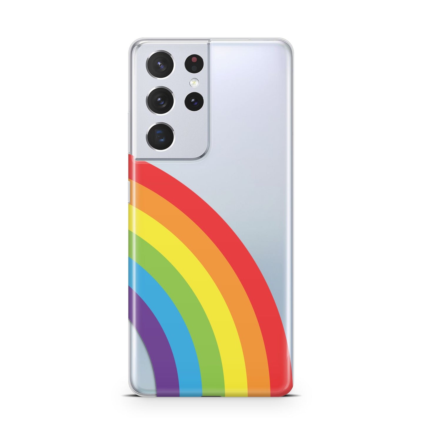 Large Rainbow Samsung S21 Ultra Case