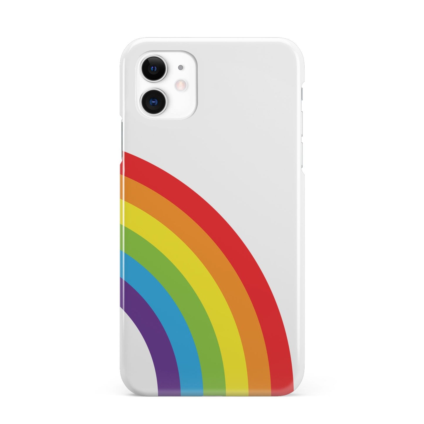 Large Rainbow iPhone 11 3D Snap Case