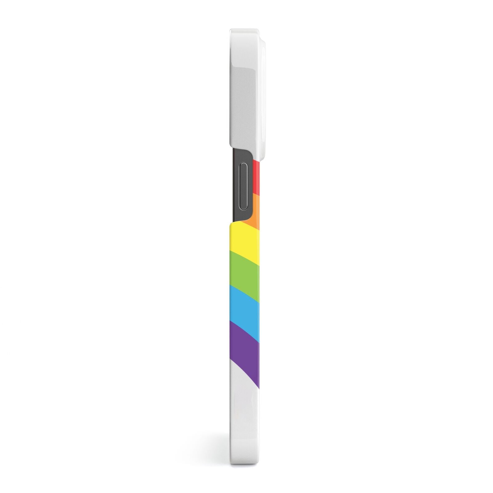 Large Rainbow iPhone 13 Pro Side Image 3D Snap Case