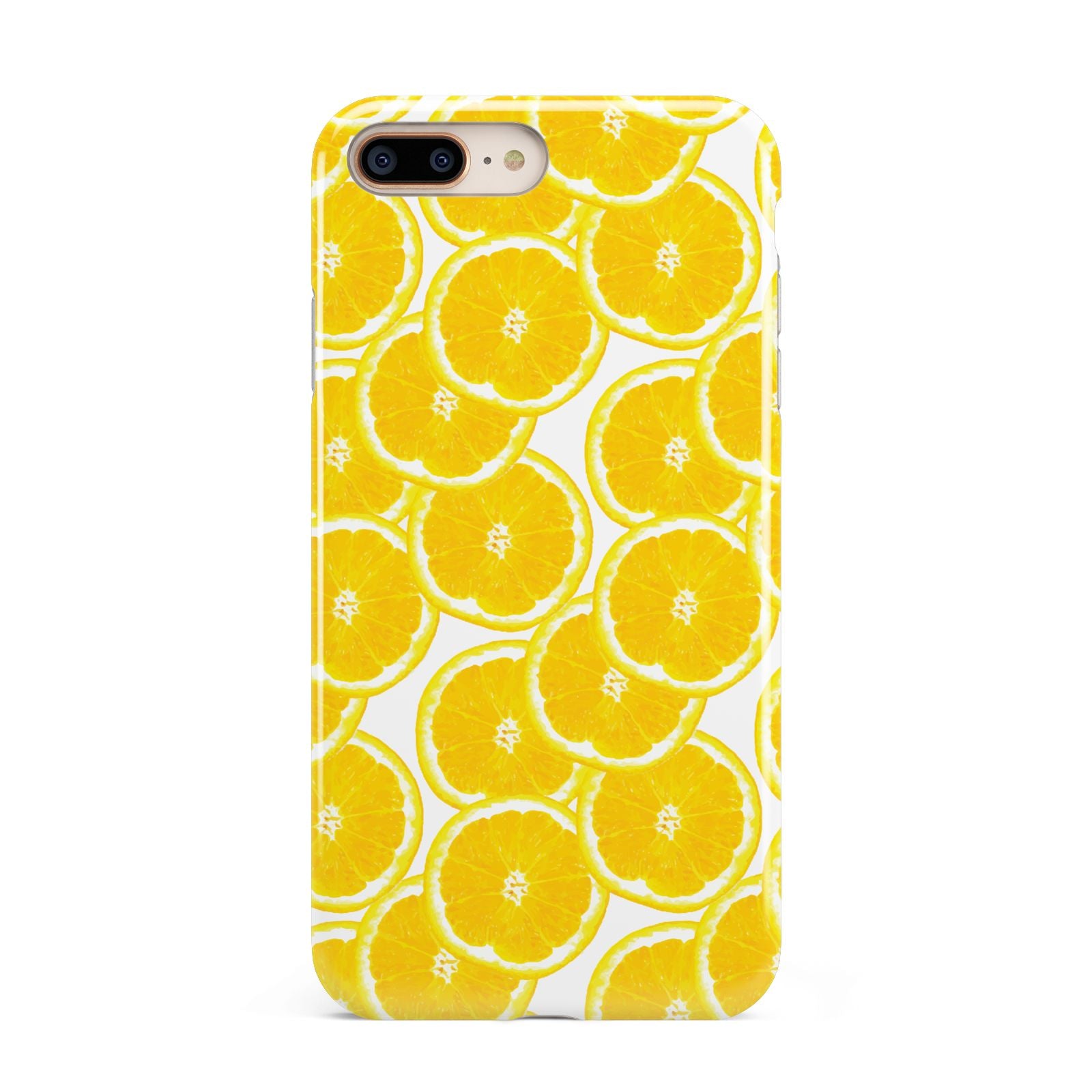 Lemon Fruit Slices Apple iPhone 7 8 Plus 3D Tough Case