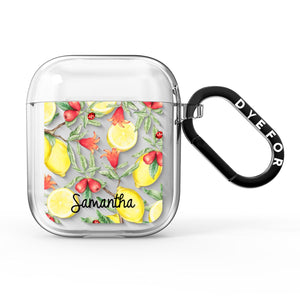 Lemon Tree with Name AirPods Case