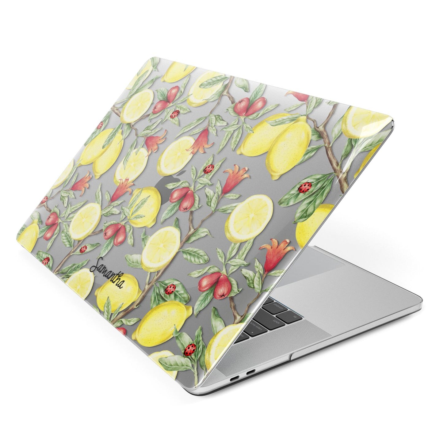 Lemon Tree with Name Apple MacBook Case Side View