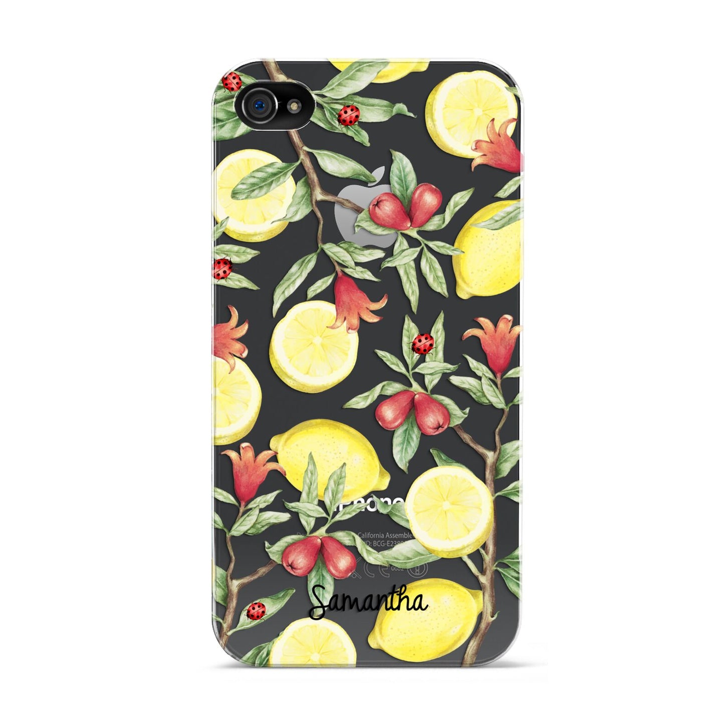 Lemon Tree with Name Apple iPhone 4s Case