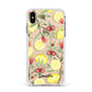 Lemon Tree with Name Apple iPhone Xs Max Impact Case White Edge on Gold Phone