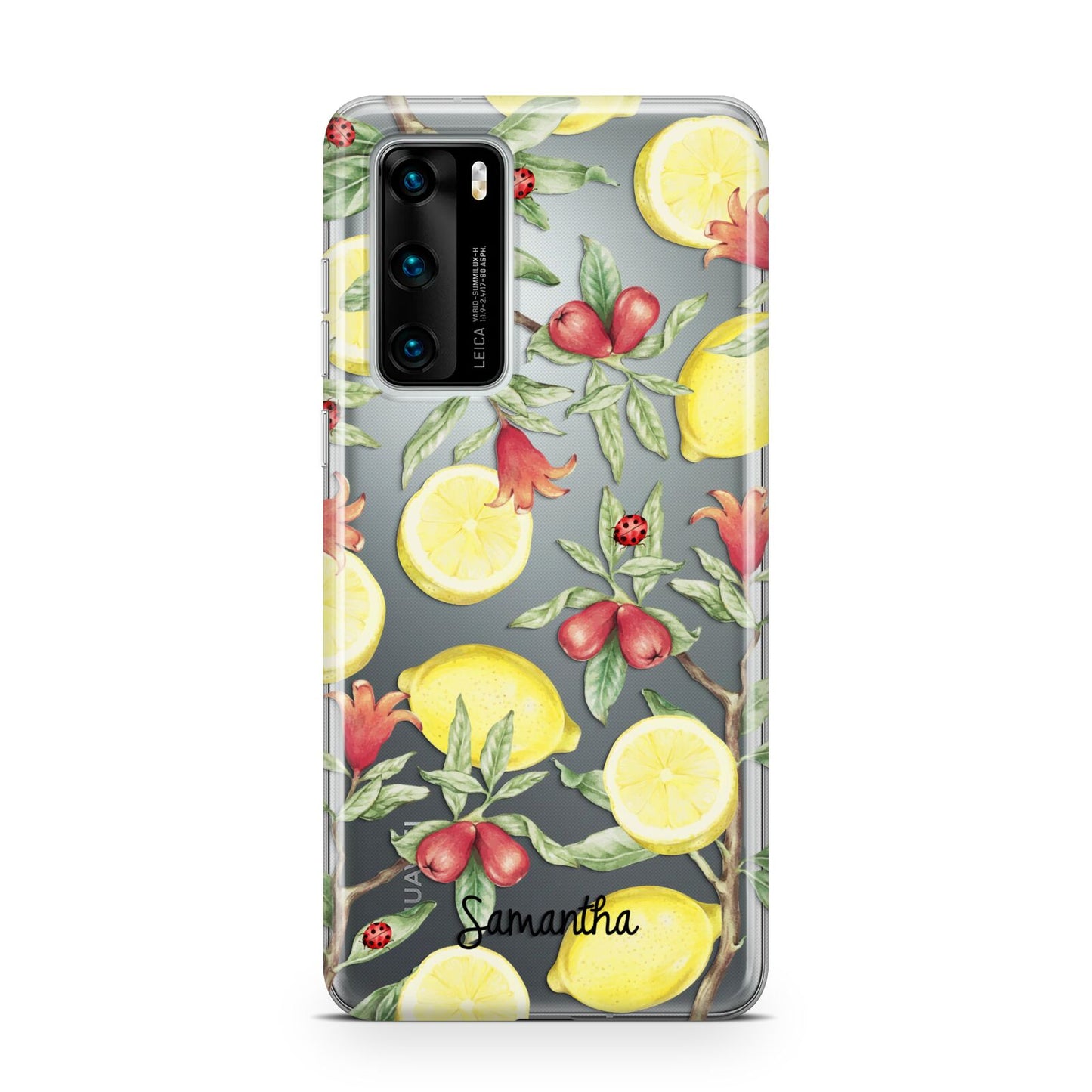 Lemon Tree with Name Huawei P40 Phone Case