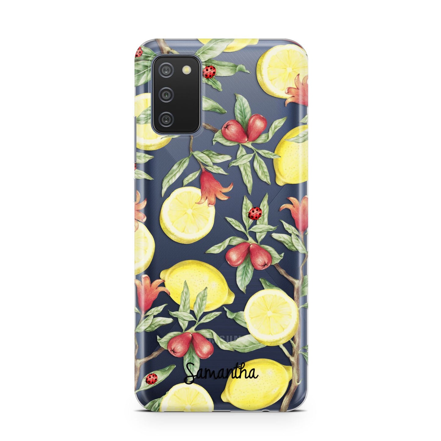 Lemon Tree with Name Samsung A02s Case