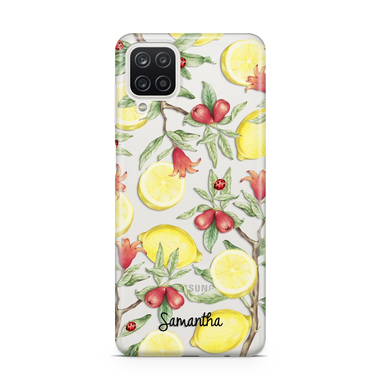 Lemon Tree with Name Samsung A12 Case