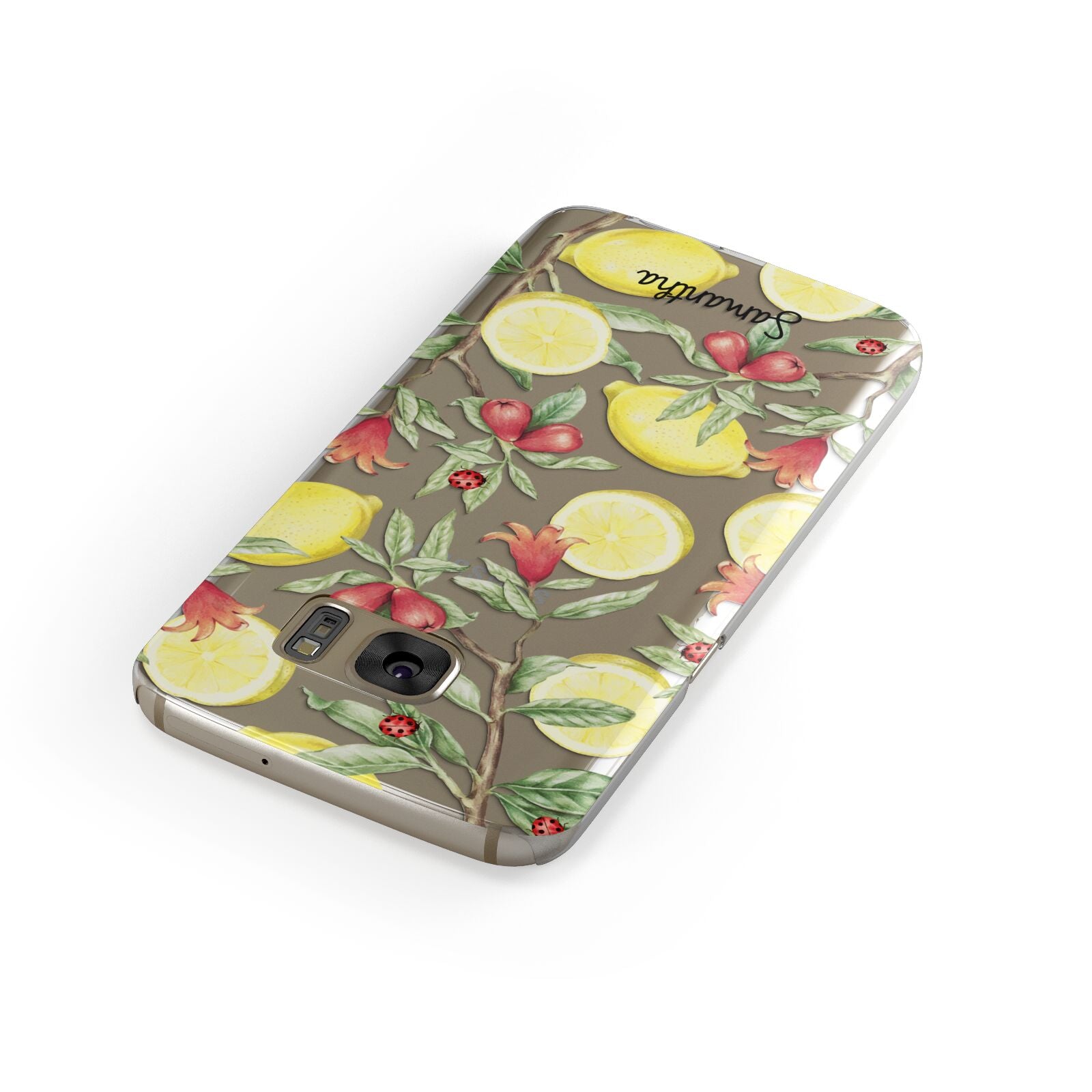 Lemon Tree with Name Samsung Galaxy Case Front Close Up