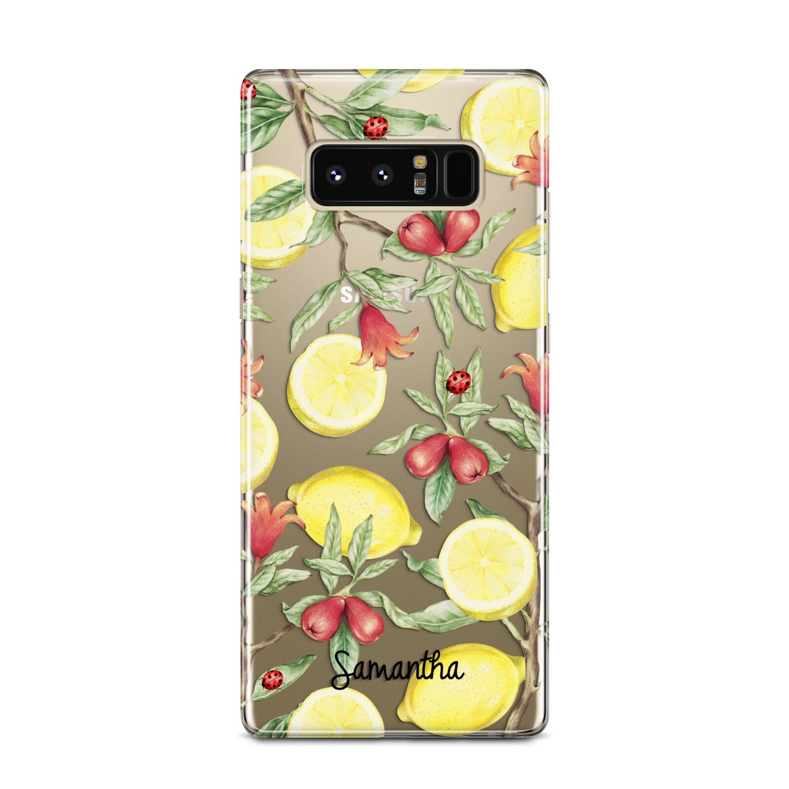 Lemon Tree with Name Samsung Galaxy Note 8 Case