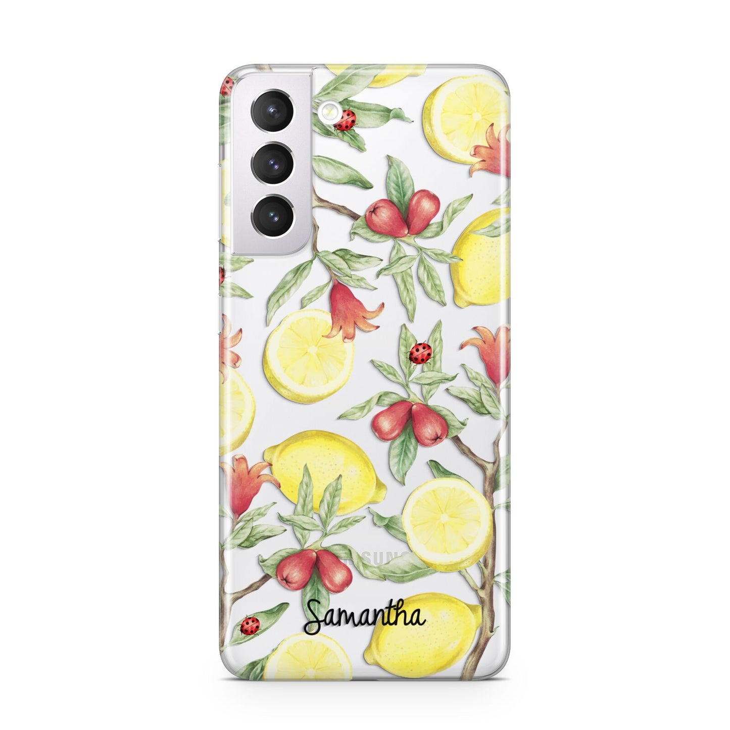 Lemon Tree with Name Samsung S21 Case