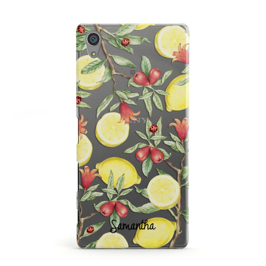 Lemon Tree with Name Sony Xperia Case