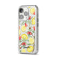 Lemon Tree with Name iPhone 14 Pro Clear Tough Case Silver Angled Image