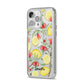 Lemon Tree with Name iPhone 14 Pro Max Clear Tough Case Silver Angled Image